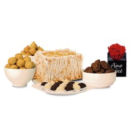 Imagem de Kit Festa Zero Açúcar Com Rosa Amo Você