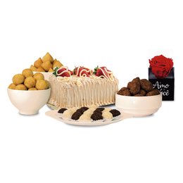 Imagem de Kit Festa 1 Especial Com Rosa Amo Você