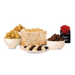 Imagem de Kit Festa 1 Zero Açúcar Com Rosa Amo Você