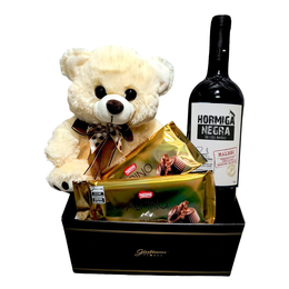 Imagem de Kit Vinho Argentino , Pelúcia e Chocolates 