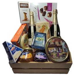 Imagem de Cesta Ouro  com Chandon e Guloseimas