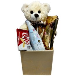 Imagem de Cesta Moscatel Ice com Ursinho e Chocolates