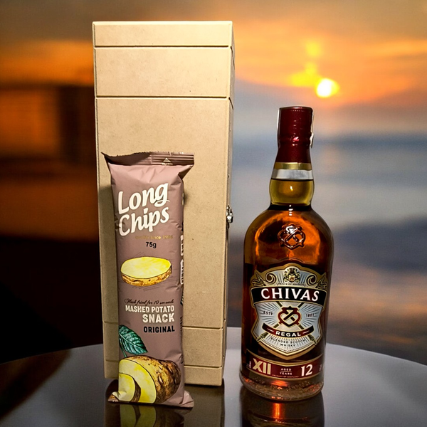 Kit  Whisky Chivas Doze Anos