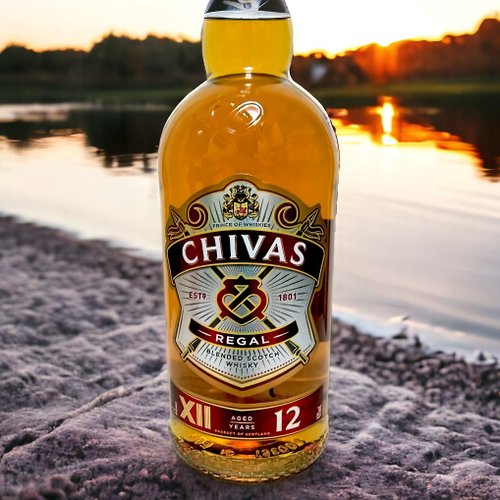 Kit  Whisky Chivas Doze Anos