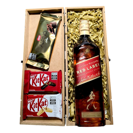 Imagem de Cesta Whisky Red Label com Chocolates 