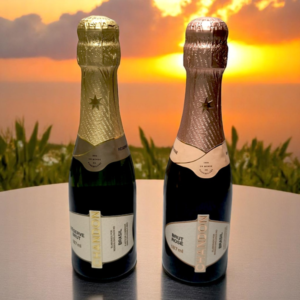 Cesta Duplo Chandon com Urso e Chocolate