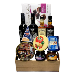 Imagem de Cesta Premium com  Whisky e Vinho