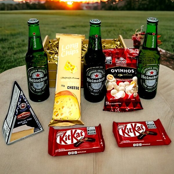 Cesta Happy Hour com  Heineken