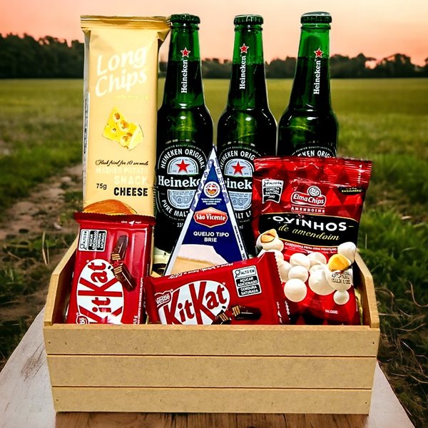 Cesta Happy Hour com  Heineken