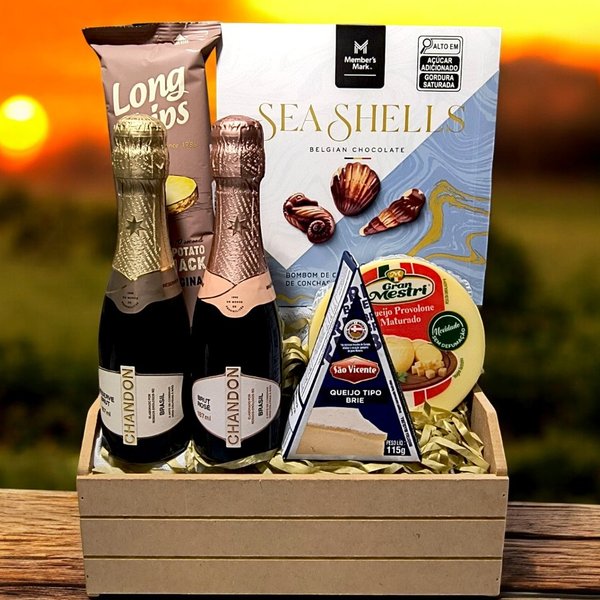 Cesta Duplo Espumante Chandon Especial