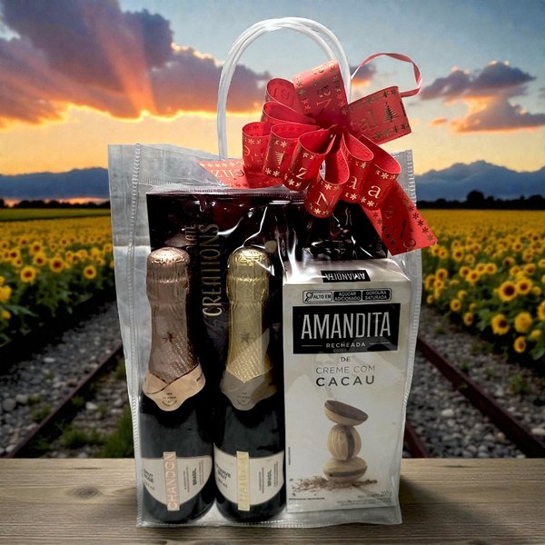 Cesta Feliz Natal com Chandon