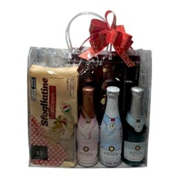 Imagem de Cesta Feliz Natal com Espumantes e Chocolate