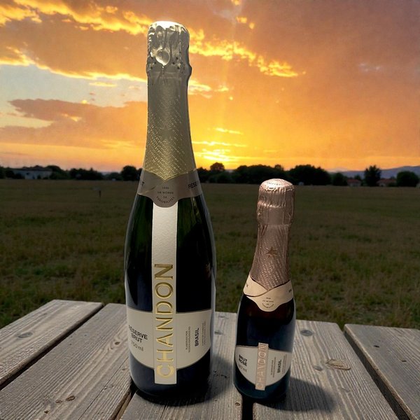 Cesta Boas Festas com Chandon e Chocolate