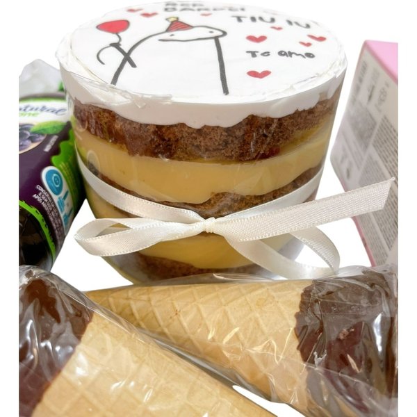 Cesta Bentô Cake com Natura