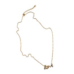 Imagem de Colar Love Dourado 