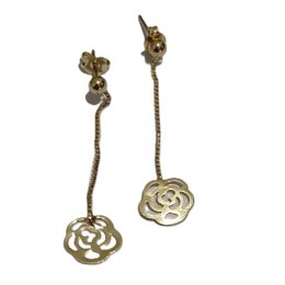 Imagem de Brinco Rosa Pendente