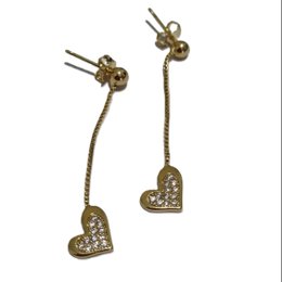 Imagem de Brinco Coração Pendente 