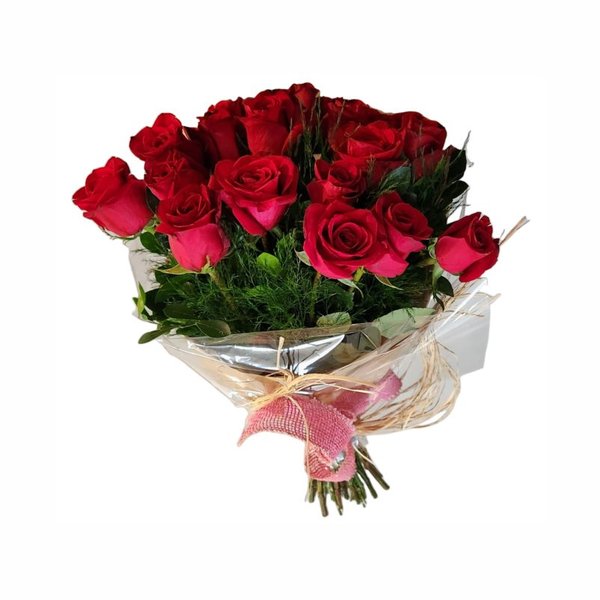 Buquê Paixão Rosas Vermelhas 15 unidades