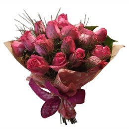 Imagem de Buquê Explosão de Rosas Pink 15 unidades