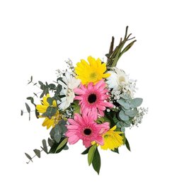 Imagem de Ramalhete com 07 Gérberas Coloridas - Um mix de cores 