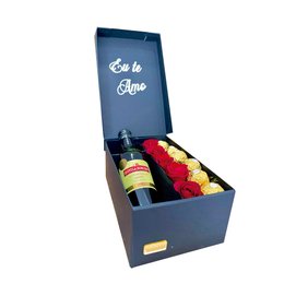 Imagem de Caixa Vinho & Rosas 
