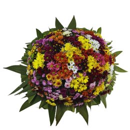 Imagem de Coroa de Flores Colorida Simples