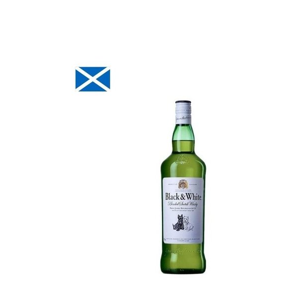 Whisky Escocês Black White 1Litro