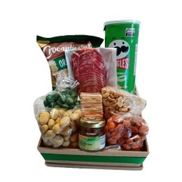 Imagem de Cesta Petiscos com Salaminho e Amendoim 