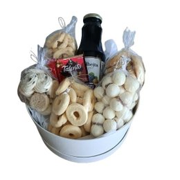 Imagem de Caixa redonda biscoitos  