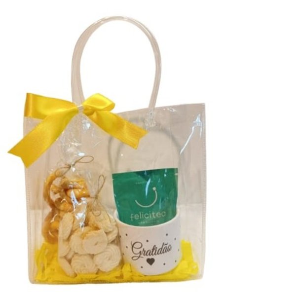 Sacola personalizada Biscoitos com xicara