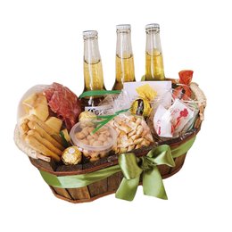 Imagem de Balde Rústico Médio 3 Cervejas e Petiscos