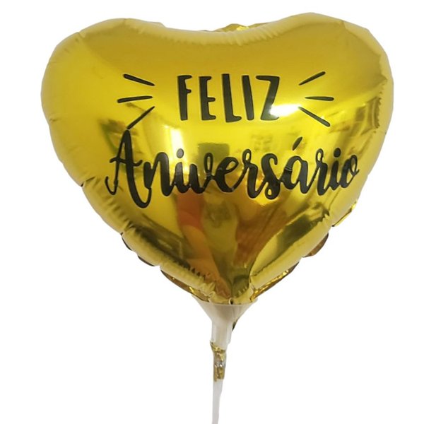 Balão Metalizado Coração