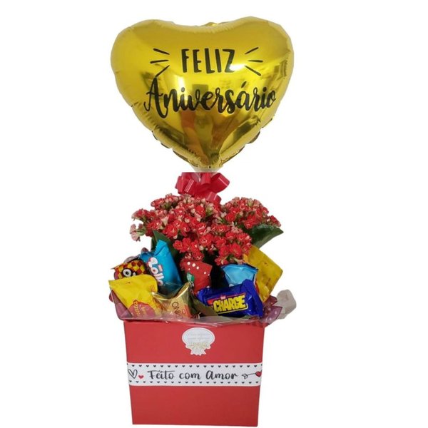 Cachepot chocolates com amor 