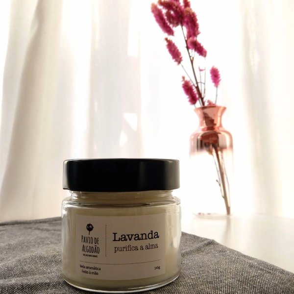 Vela Lavanda + Caixa Presente