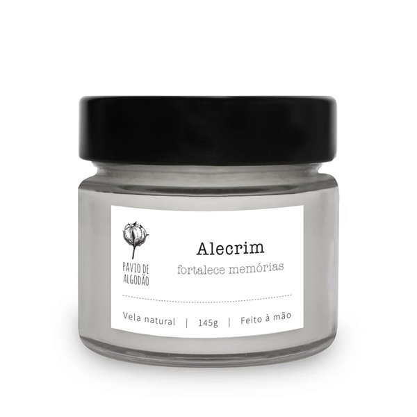 Vela Alecrim + Caixa Presente
