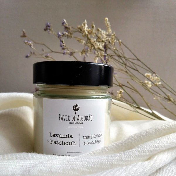 Vela Lavanda e Patchouli + Caixa Presente