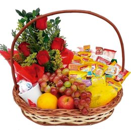 Imagem de Cesta Adoro Café com Frutas