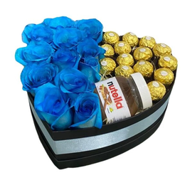 Imagem de Box Delicado de Rosas Azuis