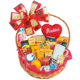 Imagem de Cesta de Café Adoro Aniversário 