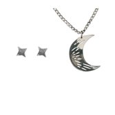 Conjunto Colar e Brinco Ayla Prata