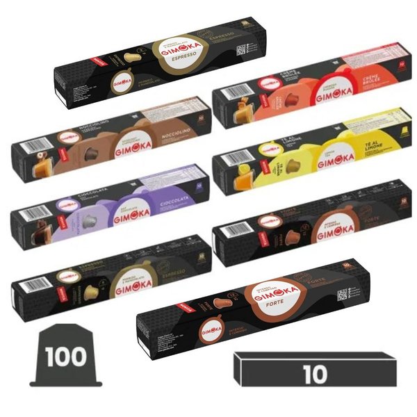 Kit 100 Cápsulas Gimoka