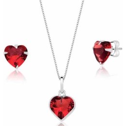 Imagem de Conjunto Ponto de Luz Coração Vermelho