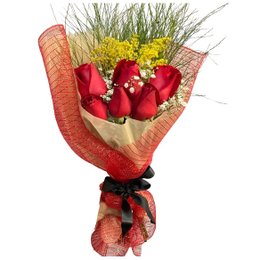 Imagem de Buquê de Rosas Vermelho Para Presente