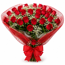 Imagem de Surpreendente Buquê com 50 Rosas