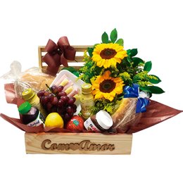 Imagem de Bom Dia Com Cesta de Café da Manhã