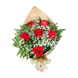 Imagem de Encantador Buquê de Rosas