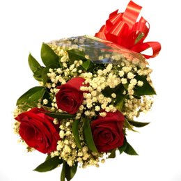 Imagem de Doce Buquê 3 Rosas 