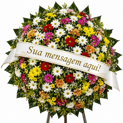 Coroa de Flores  Amor Eterno