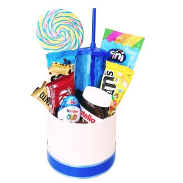 Cesta de Chocolates Infantil - Azul