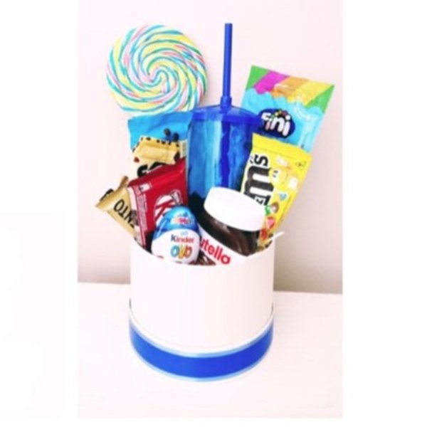 Cesta de Chocolates Infantil - Azul